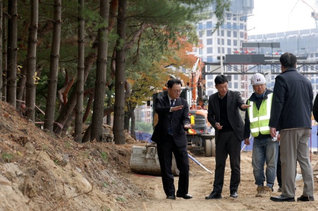 민경선 고양시장, 장항사거리 교통개선사업 현장점검